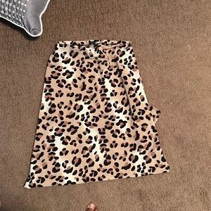 Fashion nova cheetah skirt